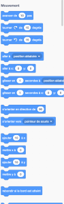 La colonne des blocs